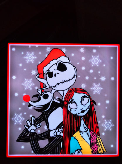 Jack Skellington, Sally, and Zero Lightbox