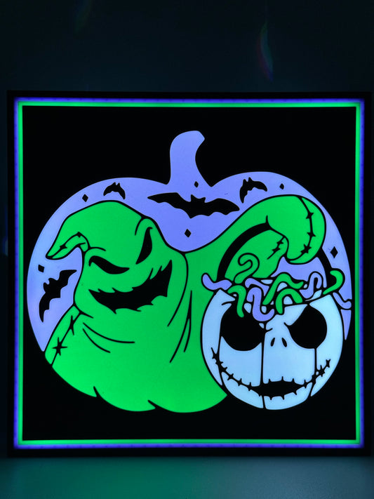 Oogie Boogie and Jack Lightbox