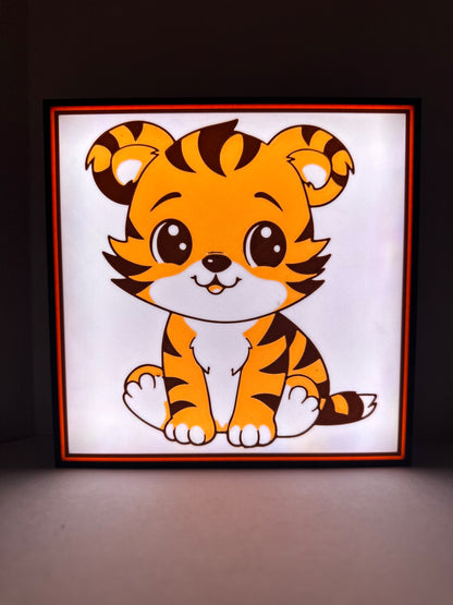 Baby Tiger Lightbox