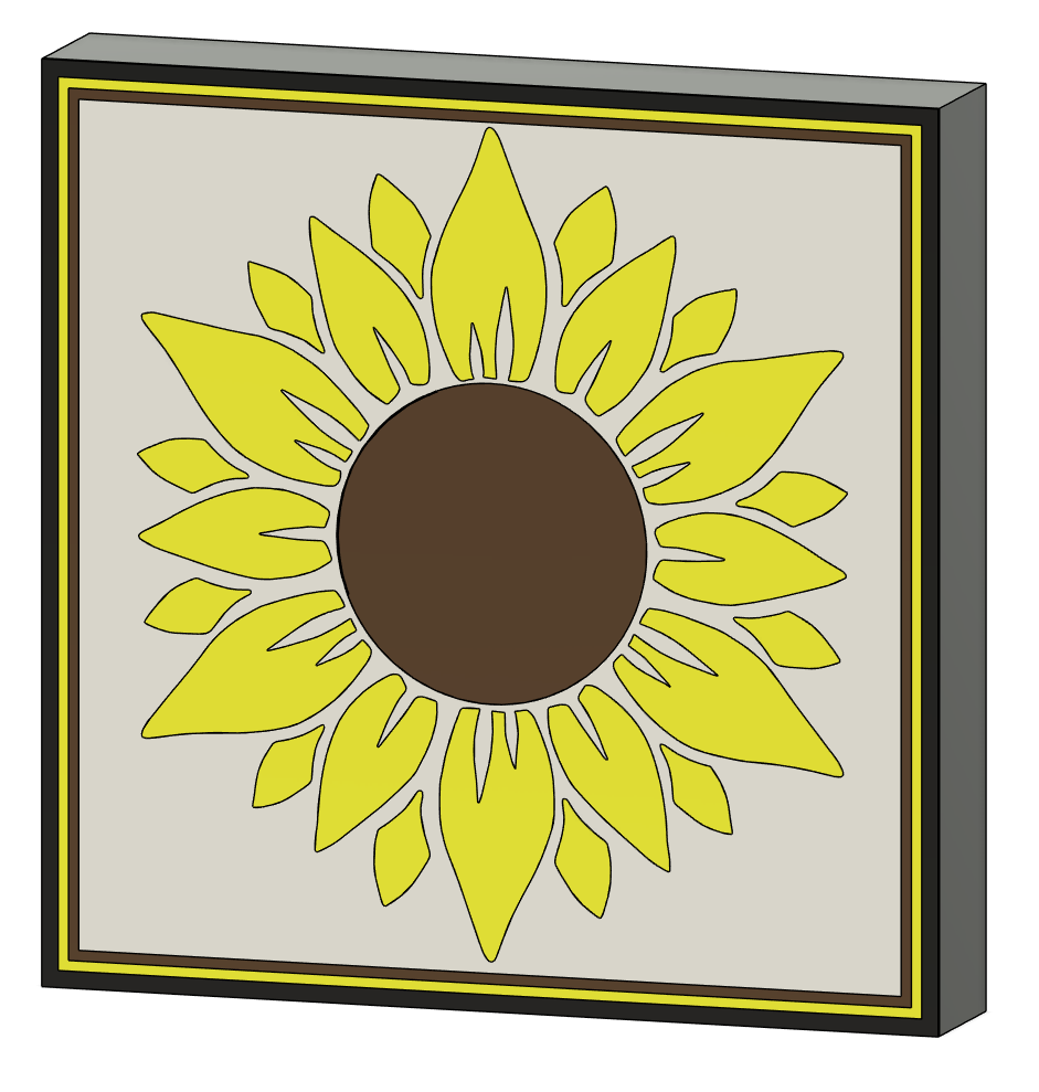 Sunflower Lightbox