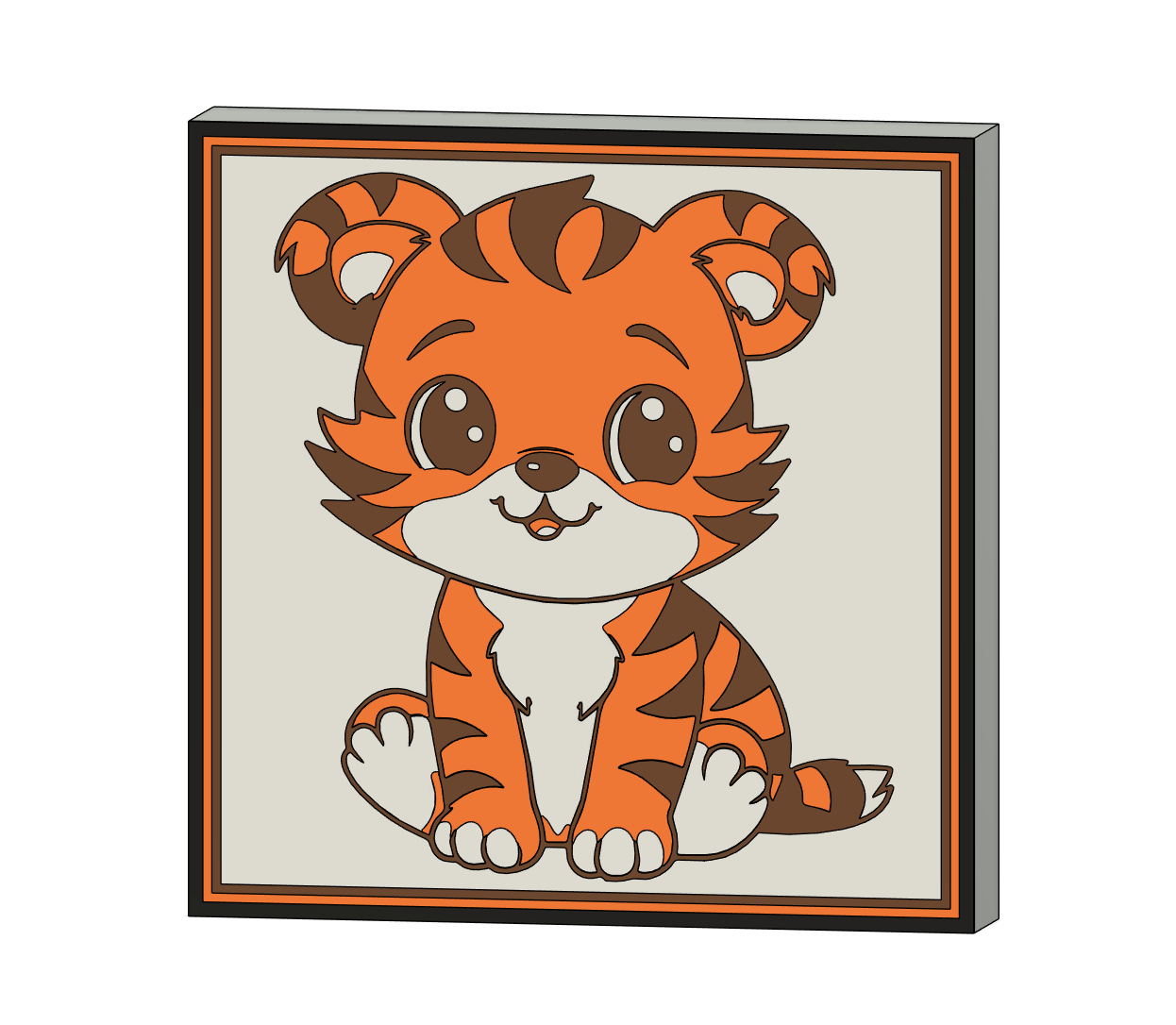 Baby Tiger Lightbox